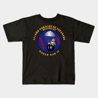 511th PIR 11th Airborne Div - WWII Kids T-Shirt